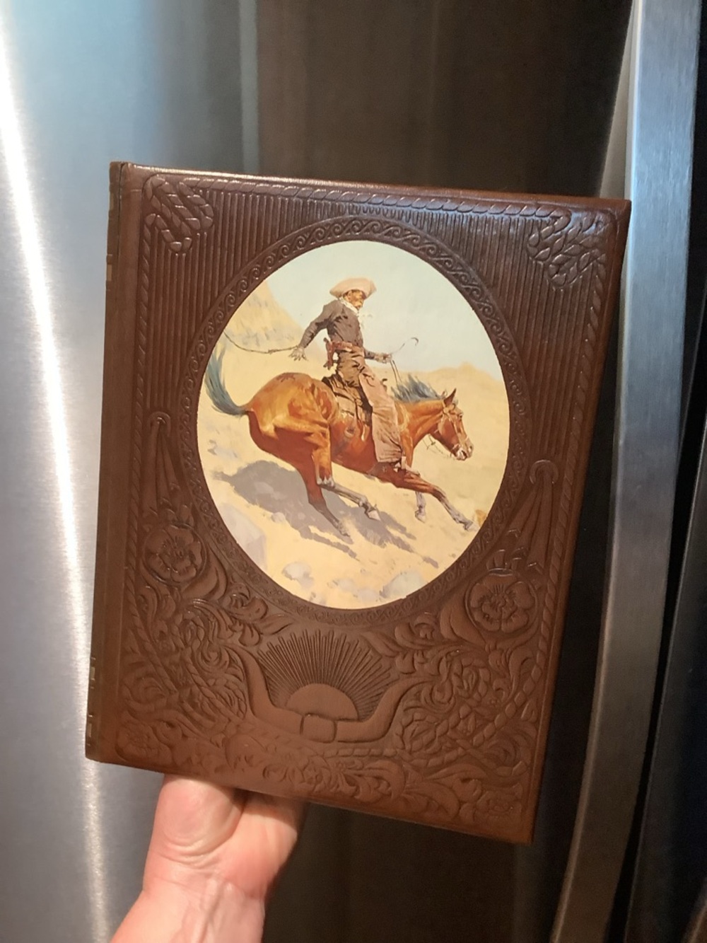Vintage The Cowboys (Old West Time-Life Series) Leather Bound book